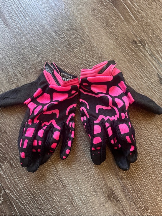 Fox Accessories - Fox Racing Women’s Riding Gloves Size M Pink Black Motocross MTB Cycling